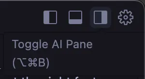 AI Pane toggle